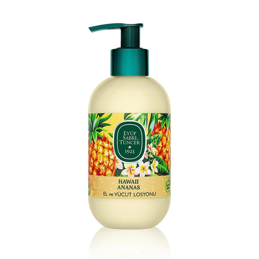 Hawaii Pineapple Natural Olive Oil Hand and Body Lotion (280 ml)